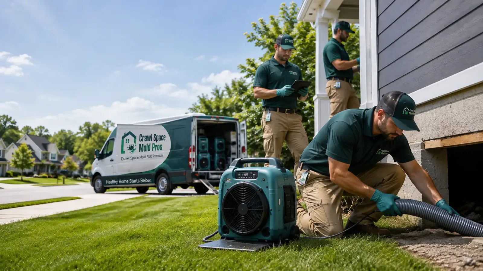 Crawl Space Mold Removal in Yreka, CA